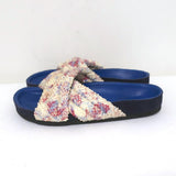 Isabel Marant Holden Crisscross Slide Sandal Cream Snake Print Leather Size 38.5 available at CelebrityOwned.com img_6