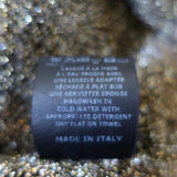 Isabel Marant Top Watson Metallic Camouflage Knit Size 38 Short Sleeve Sweater available at CelebrityOwned.com img_8