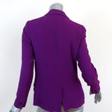 Isabel Marant Valone Blazer Purple Crepe Size 38 One-Button Jacket available at CelebrityOwned.com img_7