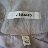J Brand Moto Jacket Jacqueline Beige Suede Size Small Biker Jacket available at CelebrityOwned.com img_7