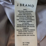 J Brand Moto Jacket Jacqueline Beige Suede Size Small Biker Jacket available at CelebrityOwned.com img_8