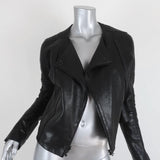 J Brand Moto Jacket Marie Black Quilted Leather Size Small Biker Jacket available at CelebrityOwned.com img_1