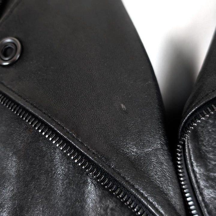 J Brand Moto Jacket Marie Black Quilted Leather Size Small Biker Jacket available at CelebrityOwned.com img_3