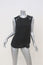 J.Crew Blouse Black Lace-Shoulder Sleeveless Top Size 2 Style E6093 NEW