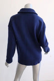 J.Crew Collection Shawl Popover Sweater Navy Bonded Wool Size Small Style F5369 available at CelebrityOwned.com img_4