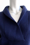 J.Crew Collection Shawl Popover Sweater Navy Bonded Wool Size Small Style F5369 available at CelebrityOwned.com img_5
