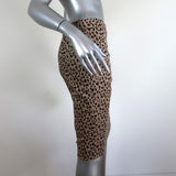 J.Crew No. 2 Pencil Skirt Leopard Print Stretch Cotton Size 2 available at CelebrityOwned.com img_3