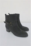 J.Crew Parker Ankle Boots Black Suede Size 8.5 Style 03003 available at CelebrityOwned.com img_1