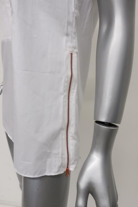 J.Crew Sleeveless Side-Zip Top White Cotton Blouse Size 2 Tall Style C2039 NEW available at CelebrityOwned.com img_4