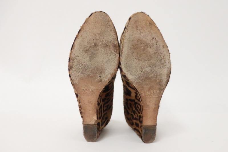 J.Crew Wedge Pump Martina Leopard Print Calf Hair Size 6.5 available at CelebrityOwned.com img_11