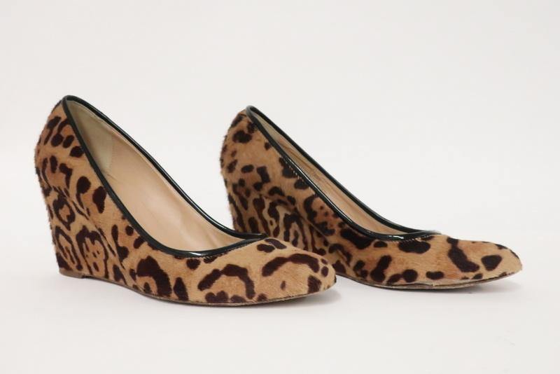 J.Crew Wedge Pump Martina Leopard Print Calf Hair Size 6.5 available at CelebrityOwned.com img_2