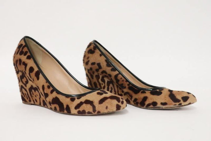 J.Crew Wedge Pump Martina Leopard Print Calf Hair Size 6.5 available at CelebrityOwned.com img_2