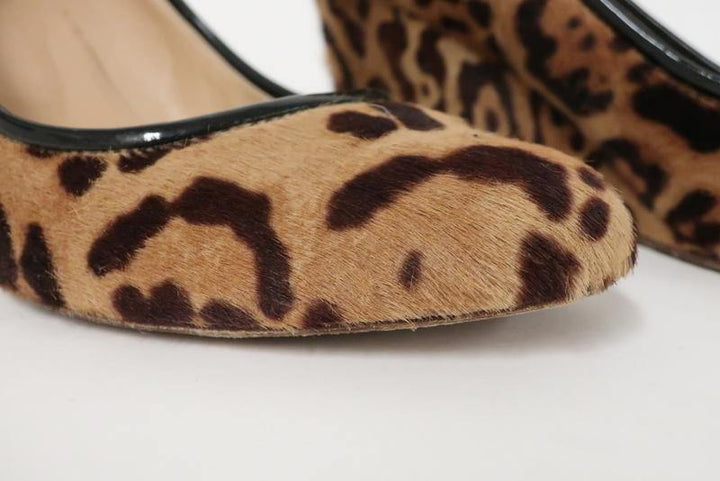 J.Crew Wedge Pump Martina Leopard Print Calf Hair Size 6.5 available at CelebrityOwned.com img_3