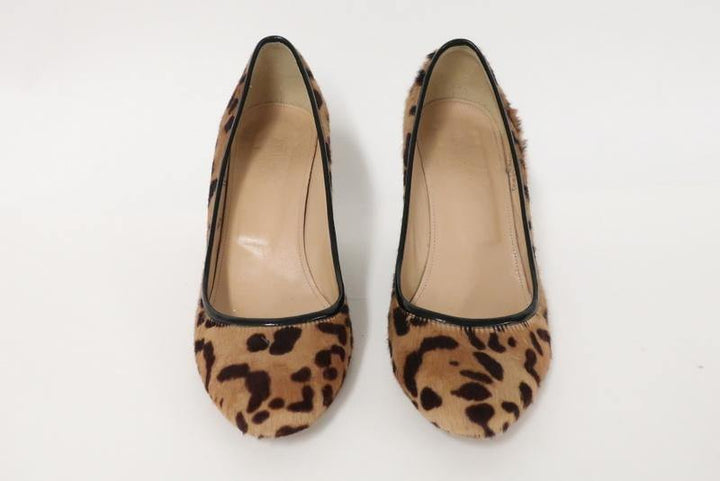 J.Crew Wedge Pump Martina Leopard Print Calf Hair Size 6.5 available at CelebrityOwned.com img_7