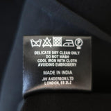 JW Anderson Top Black Embroidered Crepe Size US 6 Long Sleeve Blouse available at CelebrityOwned.com img_10