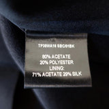 JW Anderson Top Black Embroidered Crepe Size US 6 Long Sleeve Blouse available at CelebrityOwned.com img_9