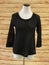 James Perse Women's Sweater: Black 100% Cashmere Size 0, Pre-owned