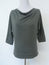 James Perse Women's Sweater: Green 100% Cotton Size 0, Pre-owned