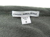 James Perse Green 100% Cotton Cowl Neck Sweater Sz 0 available at CelebrityOwned.com img_5