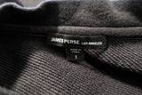 James Perse Pocket Sweatshirt Black Pigment Lotus Terry Pullover Size 1 available at CelebrityOwned.com img_6