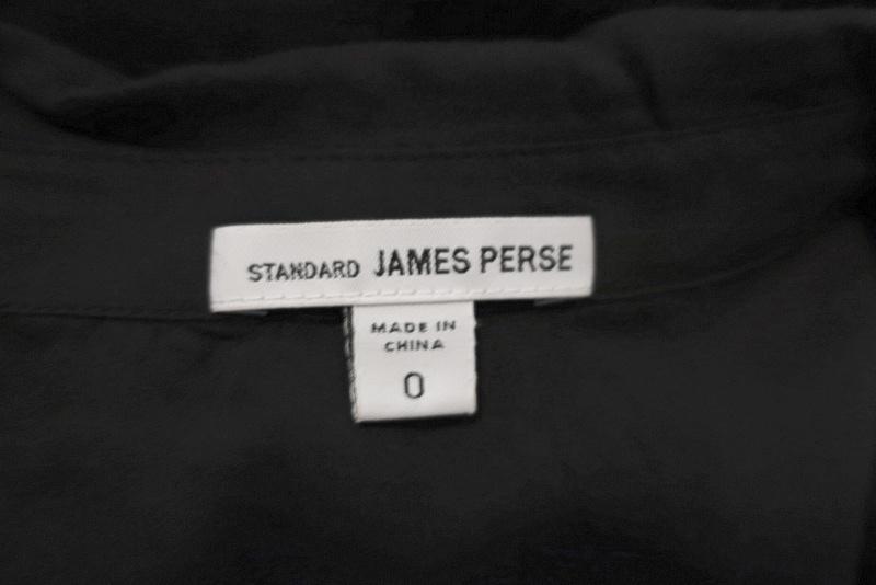 James Perse Relaxed Chiffon Shirt Charcoal Size 0 Long Sleeve Button Down Blouse available at CelebrityOwned.com img_5