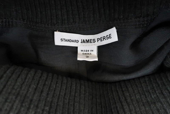 James Perse Surplus Woven Rib Dress Dark Gray Size 2 Sleeveless Turtleneck available at CelebrityOwned.com img_4
