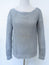 James Perse Women's Sweater: Gray Cotton Blend Size 2, Pre-owned