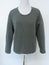 James Perse Women's Sweater: Green Cotton Blend Size 0, Pre-owned