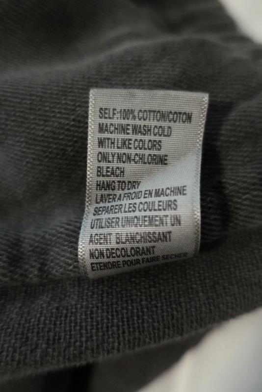 James Perse Twill Utility Jacket Olive Cotton Size 1 Hooded Anorak available at CelebrityOwned.com img_9