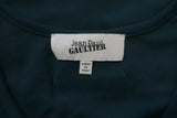 Jean Paul Gaultier Tank Teal Crepe Jersey Size 38 Sleeveless High-Low Top available at CelebrityOwned.com img_6
