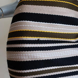 Jenni Kayne Pencil Skirt Multicolor Striped Tweed Size 2 available at CelebrityOwned.com img_2