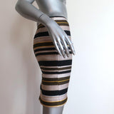 Jenni Kayne Pencil Skirt Multicolor Striped Tweed Size 2 available at CelebrityOwned.com img_3