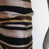 Jenni Kayne Pencil Skirt Multicolor Striped Tweed Size 2 available at CelebrityOwned.com img_5