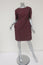 Jil Sander Dress Nottingham Medium Red Stretch Twill Size 36 Short Sleeve NEW                          FR - FC13