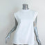 Jil Sander Sleeveless Top White Cotton Size Extra Small Muscle Tee NEW