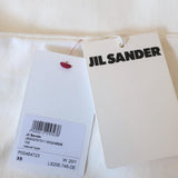 Jil Sander Sleeveless Top White Cotton Size Extra Small Muscle Tee NEW available at CelebrityOwned.com img_6