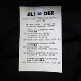 Jil Sander Strapless Dress Risiko Black Taffeta Size 38 available at CelebrityOwned.com img_7