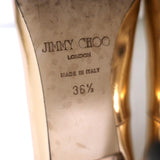 Jimmy Choo Abel Pumps Rose Gold Mirrored Leather Size 36.5 Pointed Toe Heels available at CelebrityOwned.com img_11