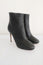 Jimmy Choo Harvey 100 Ankle Boots Black Leather Size 36 Platform Heel NEW