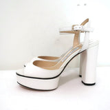Jimmy Choo Peachy Platform Sandals White Lizard-Embossed Leather Size 36 NEW available at CelebrityOwned.com img_6