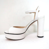 Jimmy Choo Peachy Platform Sandals White Lizard-Embossed Leather Size 36 NEW available at CelebrityOwned.com img_7