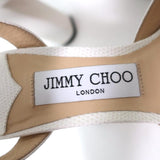 Jimmy Choo Peachy Platform Sandals White Lizard-Embossed Leather Size 36 NEW available at CelebrityOwned.com img_9