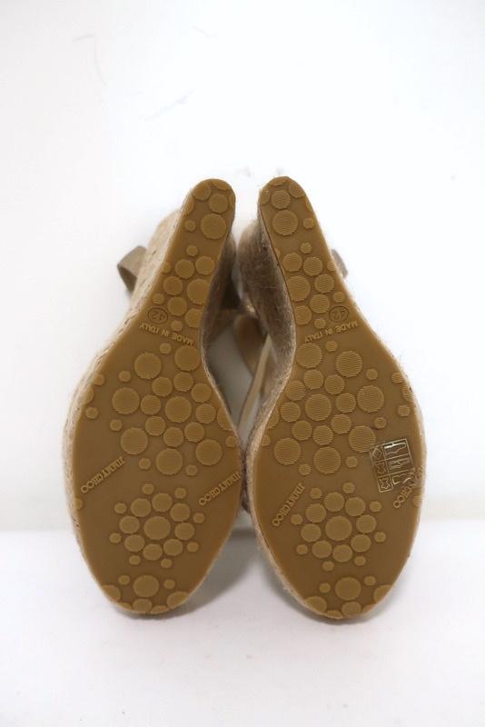 Jimmy Choo Phoenix Platform Espadrille Wedge Sandals Gold Metallic Size 42 NEW available at CelebrityOwned.com img_12