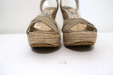 Jimmy Choo Phoenix Platform Espadrille Wedge Sandals Gold Metallic Size 42 NEW available at CelebrityOwned.com img_6