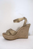 Jimmy Choo Phoenix Platform Espadrille Wedge Sandals Gold Metallic Size 42 NEW available at CelebrityOwned.com img_8
