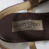 Jimmy Choo Sandals Night Jeweled Brown Suede Size 38.5 Ankle Strap Flats available at CelebrityOwned.com img_10