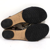 Jimmy Choo Sandals Night Jeweled Brown Suede Size 38.5 Ankle Strap Flats available at CelebrityOwned.com img_11