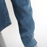 Joe's Jeans Western Denim Shirt Amy Cotton-Tencel Size Small Long Sleeve Top available at CelebrityOwned.com img_4