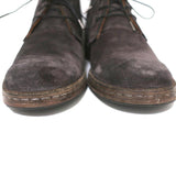 John Varvatos Chukka Boots Dark Gray Suede Size 9 available at CelebrityOwned.com img_5