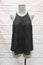Joie Blouse Cualli Black Lace Size Extra Small Sleeveless Halter Top